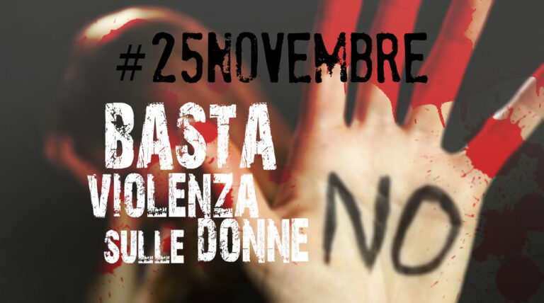 #25novembre - Basta violenza sulle donne
